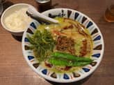 青唐辛子の緑の担々麺