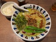 青唐辛子の緑の担々麺