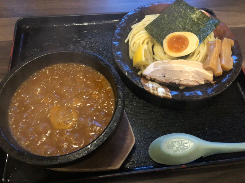 海老つけ麺 辛口