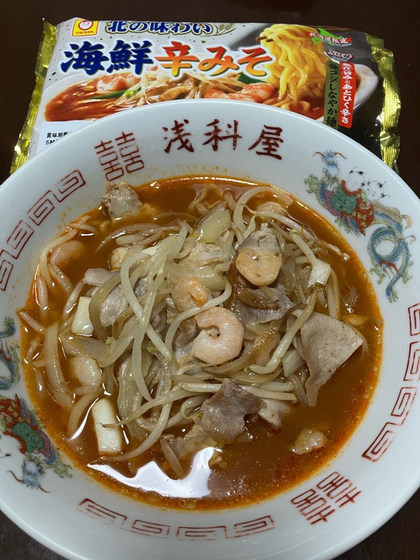 マルちゃん　北の味わい　海鮮辛みそラーメン