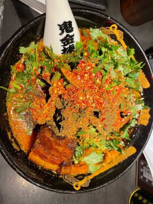 カラシビ味噌らー麺 辛さ鬼増し 痺れ鬼増し