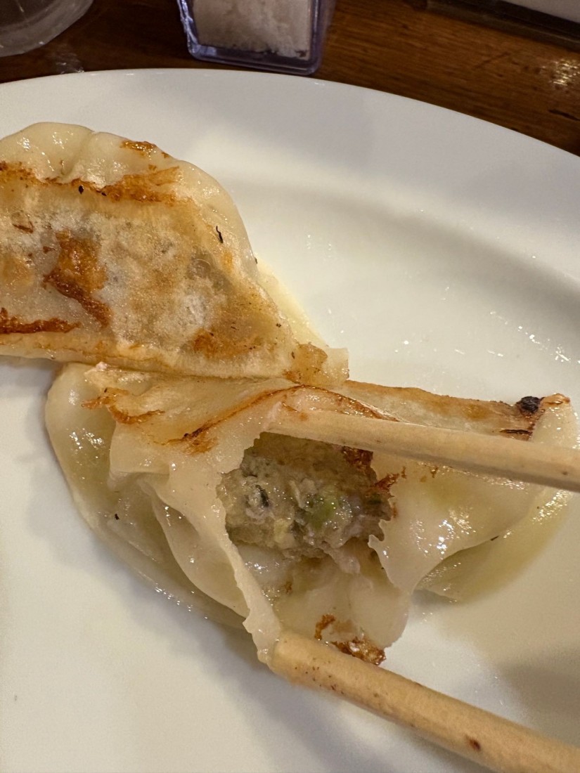 青唐辛子貝汁餃子