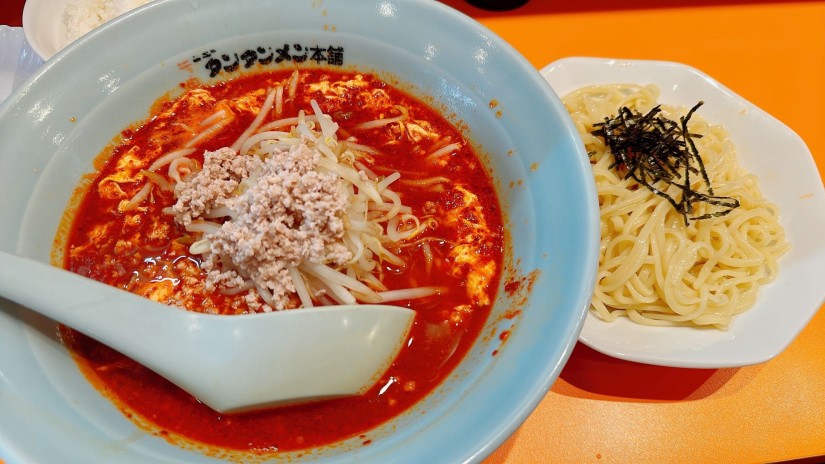 ニュータンタンメン つけ麺 めちゃ辛