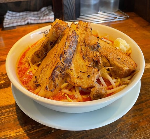 大人の豚そば(辛味噌) 大人