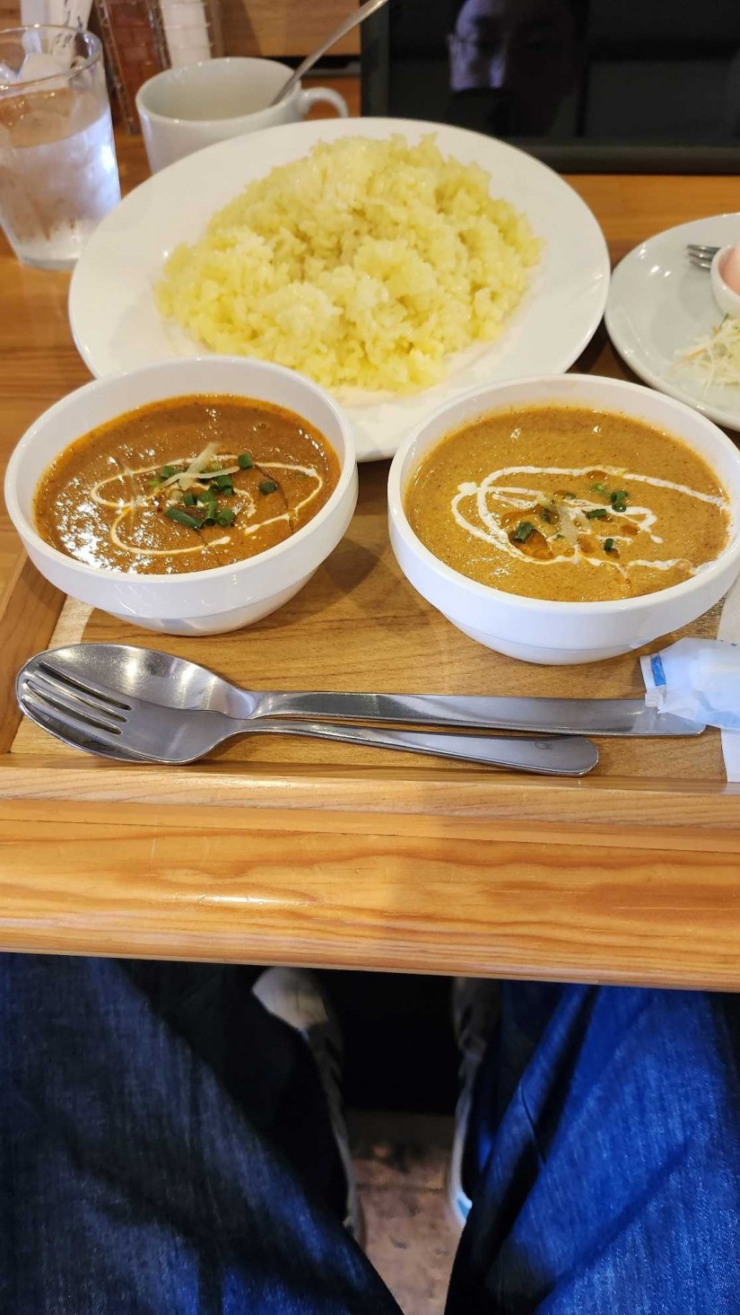 ランチカレーセット ダブル 激辛