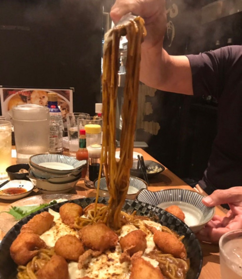 チーズカレーパスタ