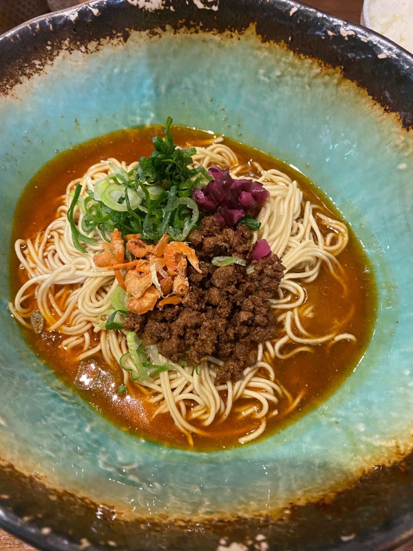 汁なし担々麺ラアノウミ激辛