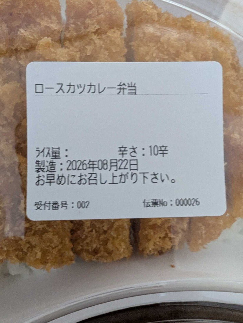 ロースカツカレー 10辛