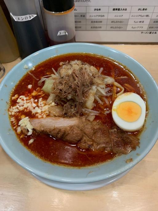 旨辛魚介ラーメン 激辛