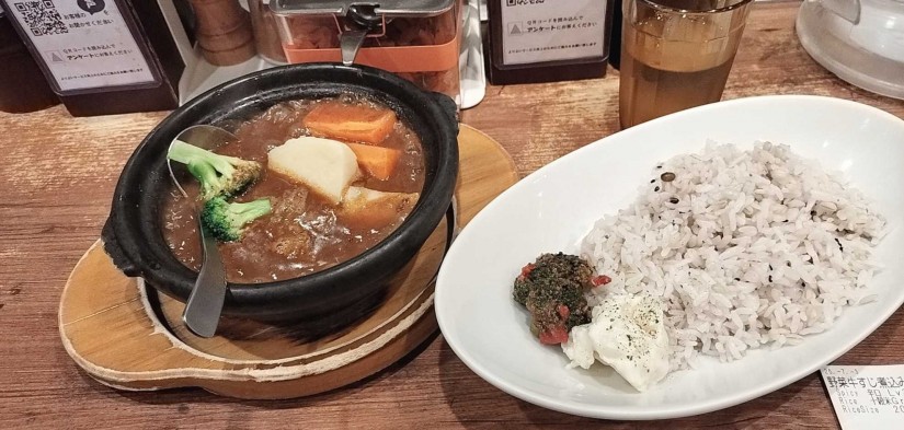 野菜牛すじ煮込みカレー 辛口 Level3