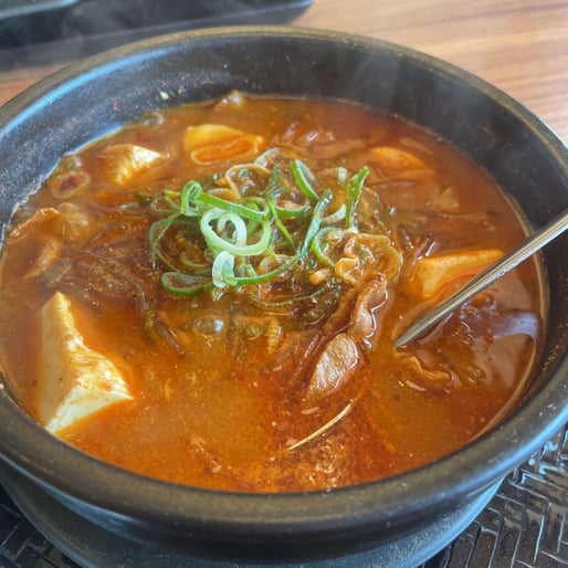 麻辣肉スン豆腐(+4辛)