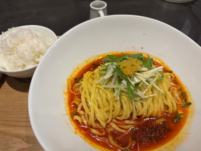 ゆず香る汁なし担々麺 辛さ3(激辛)・痺れ3(激痺)
