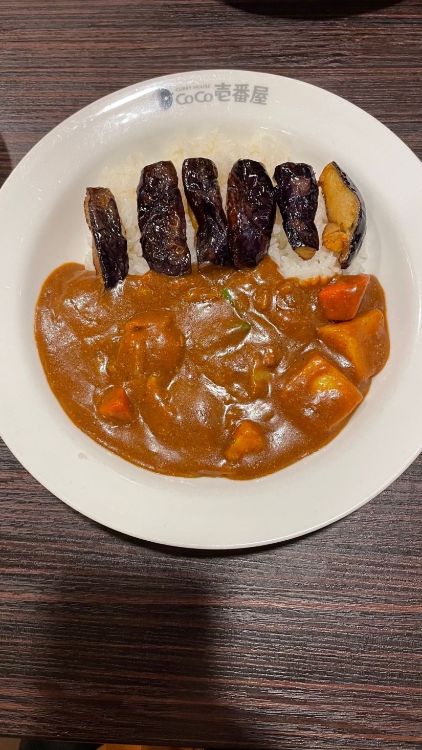 野菜カレー＋ナス 10辛