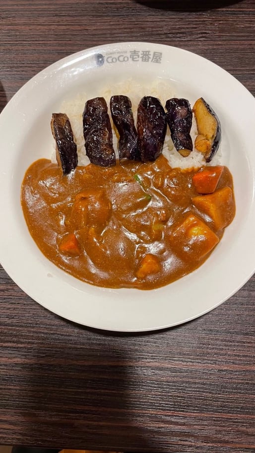 野菜カレー＋ナス 10辛