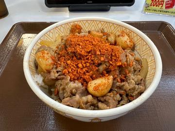 にんにくファイヤー牛丼