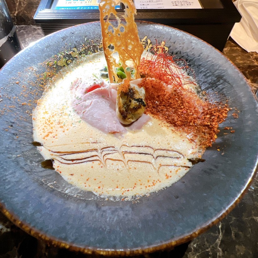 赤牡蠣ラーメン 3辛