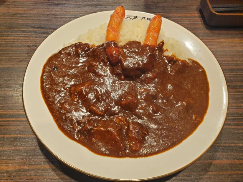 ビーフカレー350gソーセージ 10辛