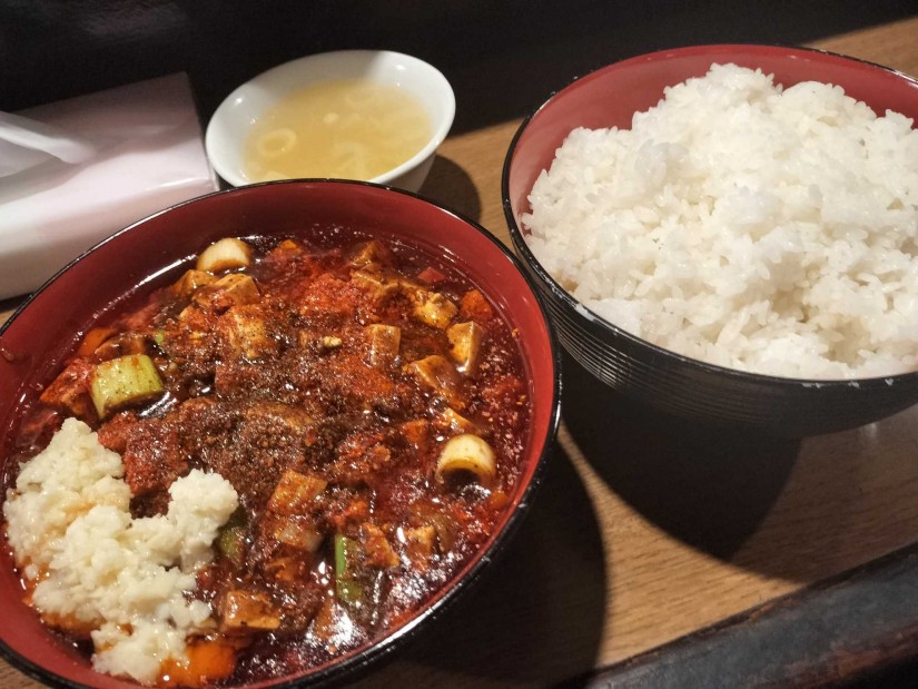 麻婆豆腐定食 5辛