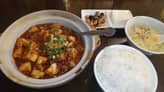 麻婆豆腐定食 一番辛い