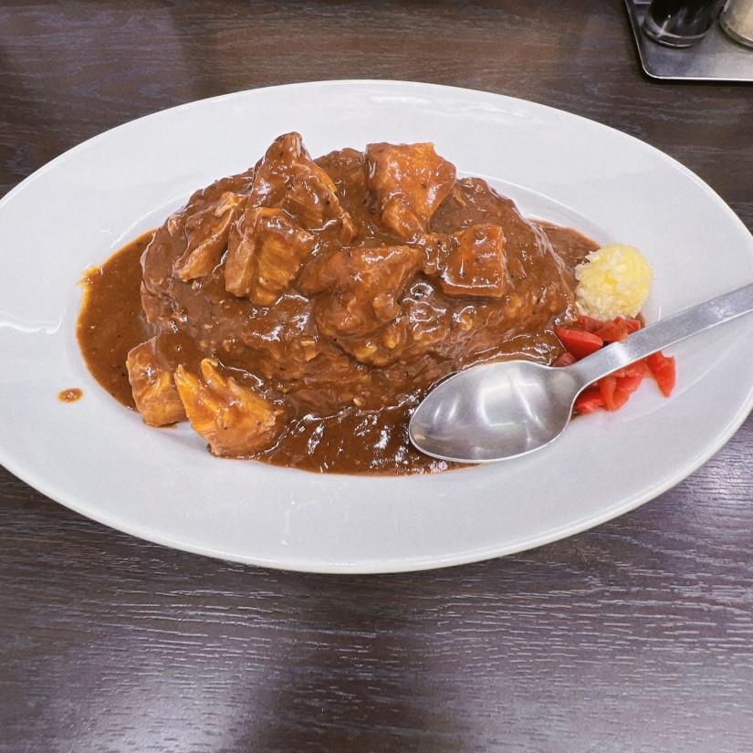 豚骨パンチカレー 辛口 3倍+刻みニンニク