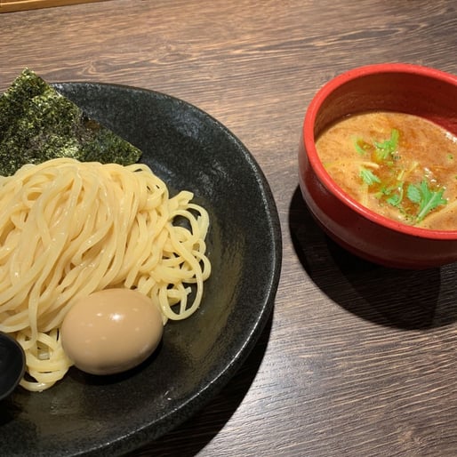 味玉辛つけ麺 3辛