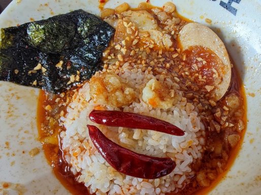 帝王ラーメン豪華盛り脂多め脂トッピング 10辛