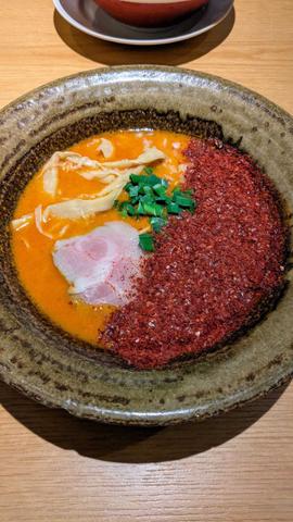 鶏ポタ辛麺 ヨガる松岡修造 兆激辛