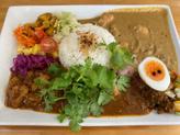 チキンとエビのあいがけプレート 優しい