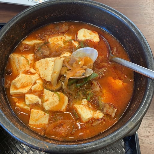 牛すじスン豆腐 7辛