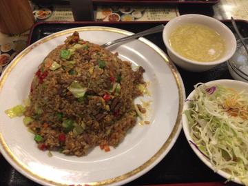 辛口牛肉チャーハン 激辛でと伝える