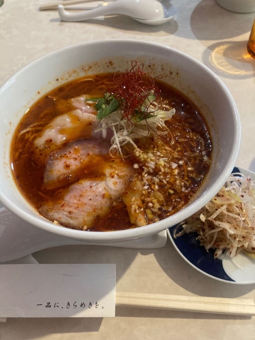 支那そば朱醤油 4辛