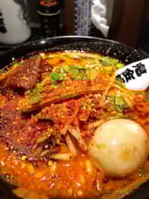 味玉辛シビ味噌らー麺 カラ増しシビ普通