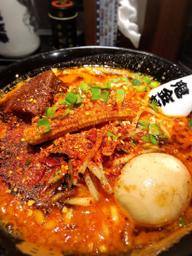 味玉辛シビ味噌らー麺 カラ増しシビ普通