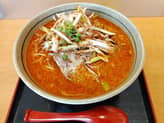 しっかりと辛いラーメン