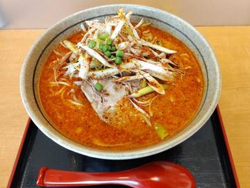 しっかりと辛いラーメン