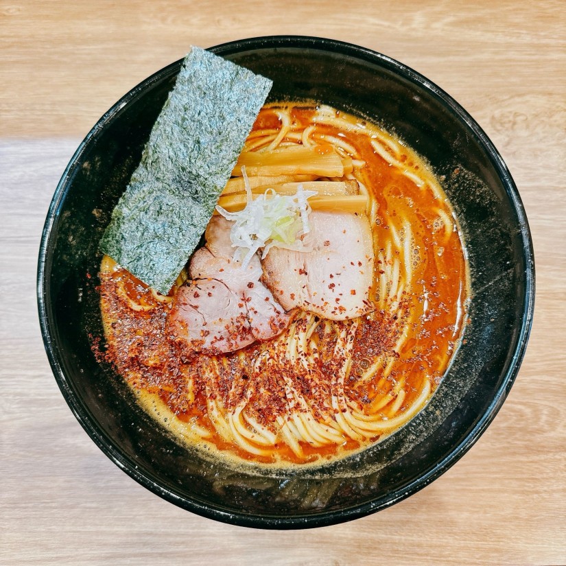 濃厚辛煮干しそば