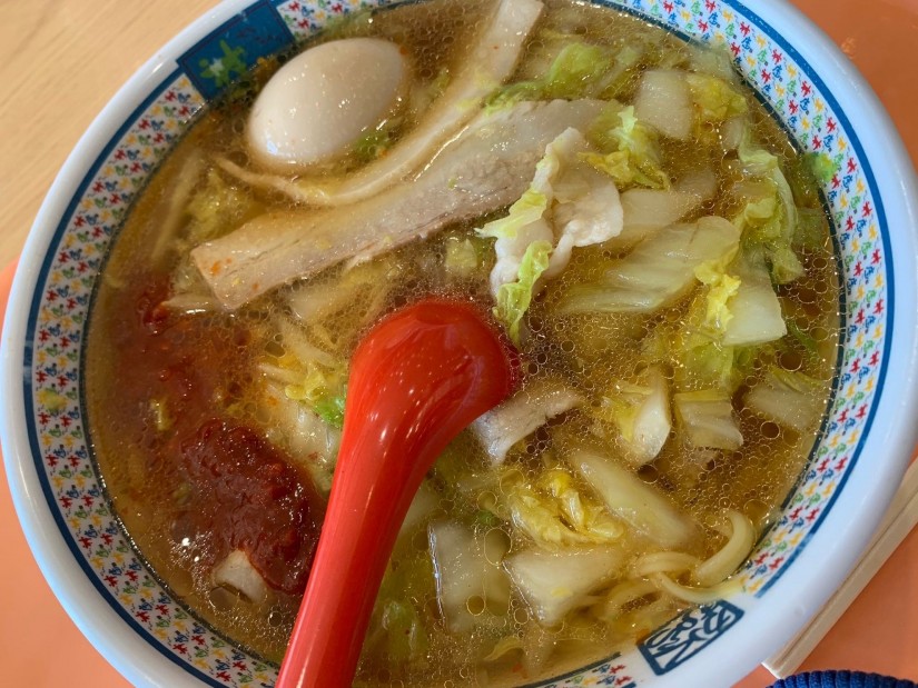こんにゃくラーメン煮卵入り