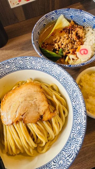 坦々つけ麺 辛さ、シビれ増し
