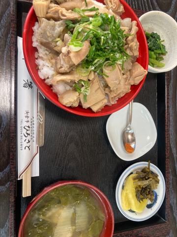 もつ丼 鬼辛×2