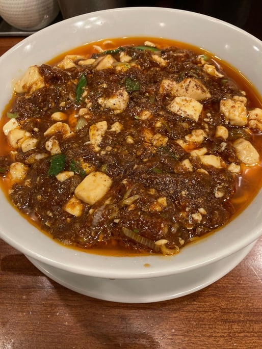 麻婆麺 辛さ激増し、痺れ激増し