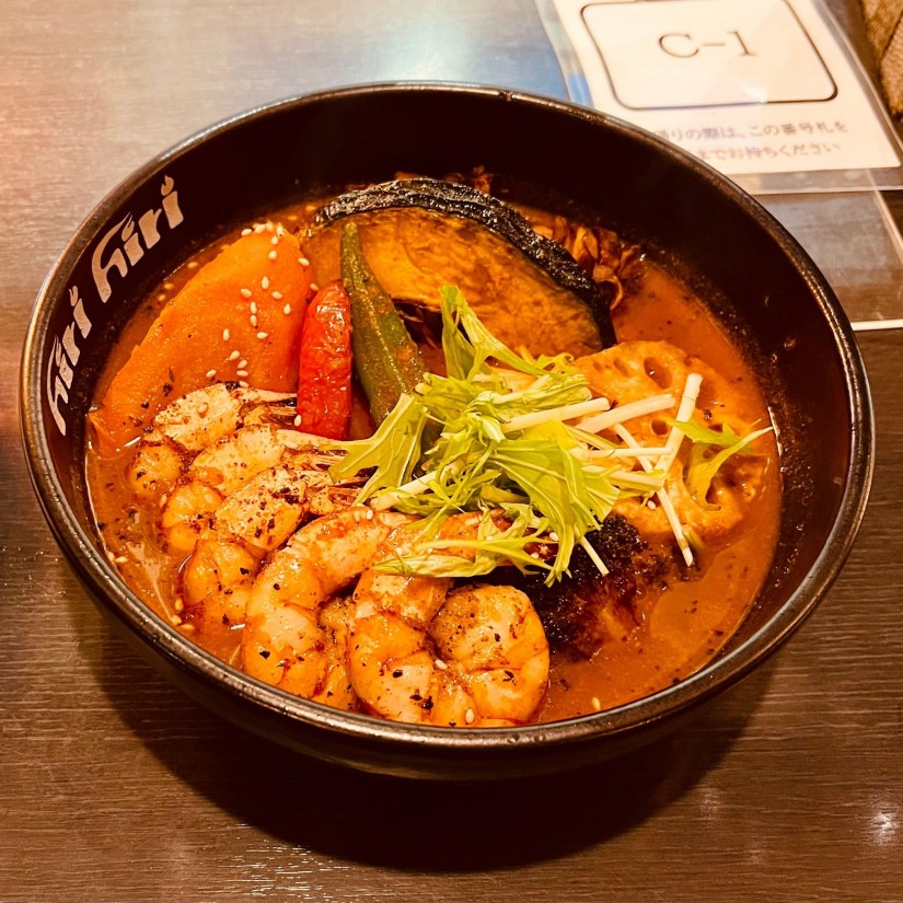 ガーリックシュリンプベジタブルカリー 8辛