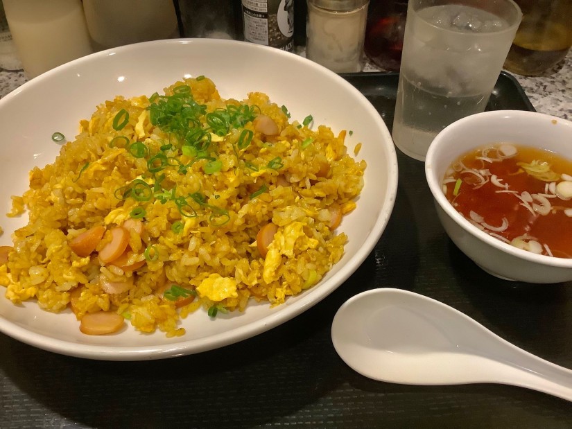 ウインナーカレーチャーハン