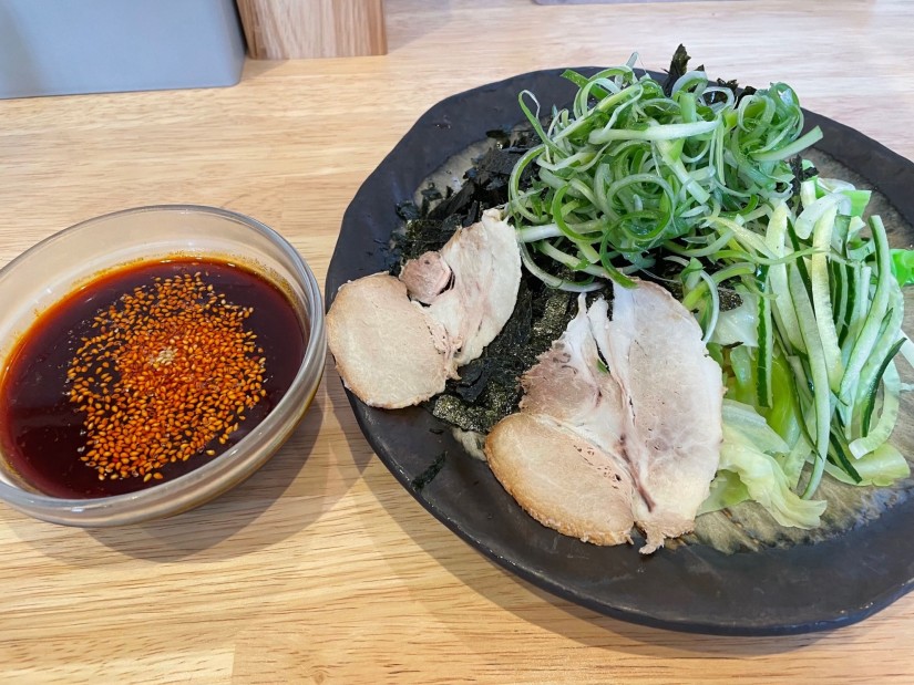 定番つけ麺+もみのり 30辛+10くらい