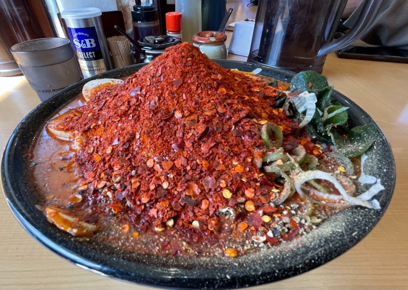 昔ながら鬼辛痺れ味噌らぁめん 鬼辛x3鬼痺れx2