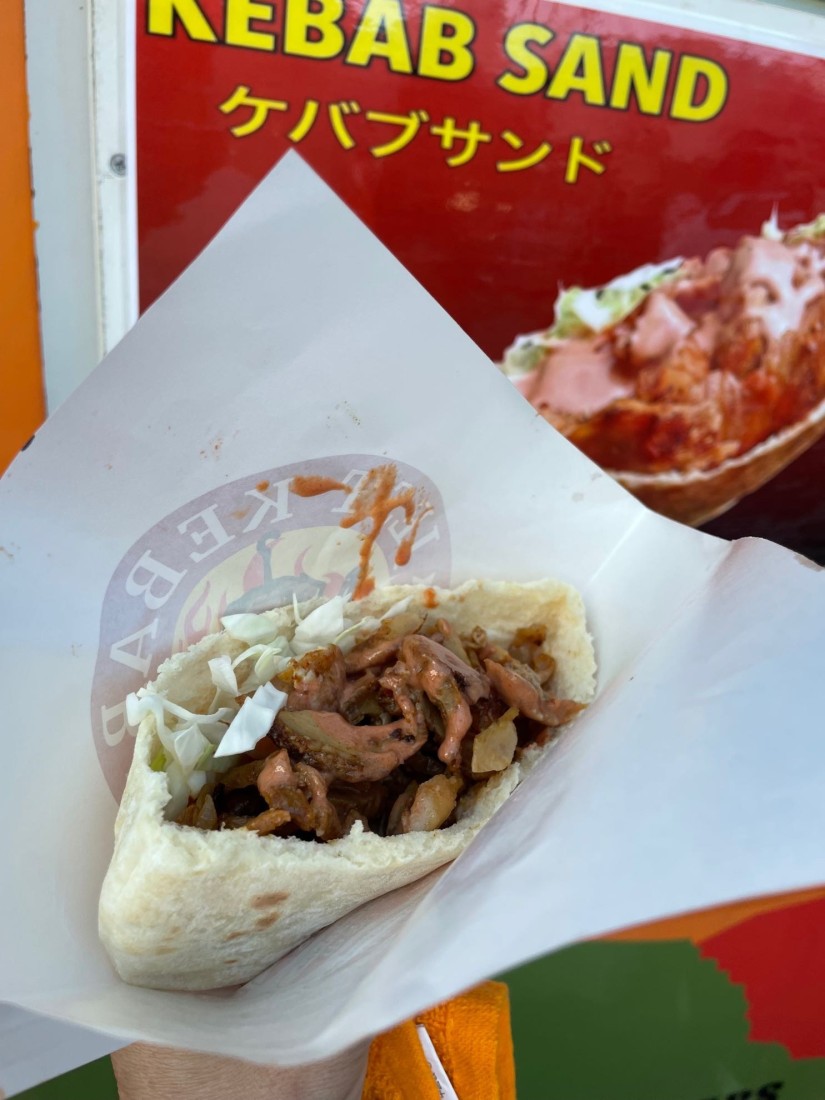 ケバブサンド 辛口