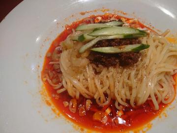 成都担々麺汁無し 大辛 小辛、中辛、大辛