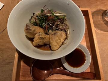 鰤天まぜ蕎麦