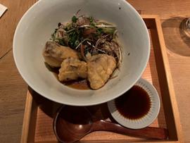 鰤天まぜ蕎麦