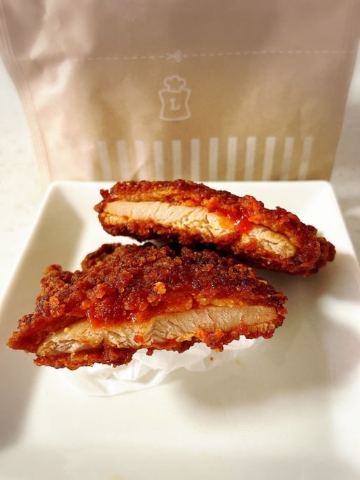 Lチキ　カミソリレッドソース味 辛口