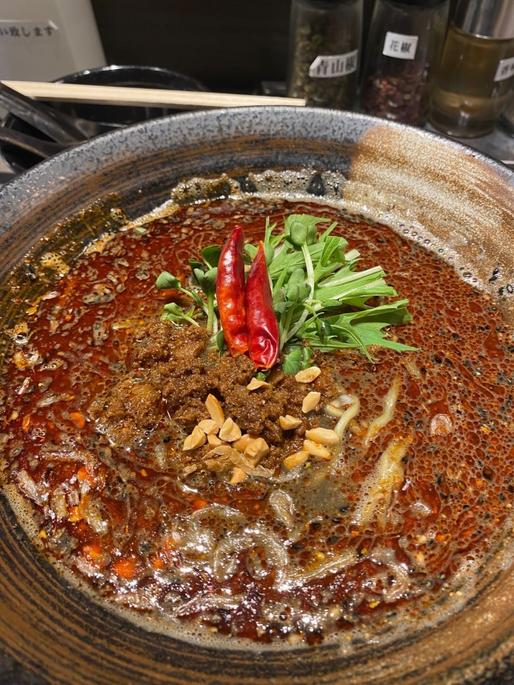 烈炎黒胡麻坦々麺 激辛